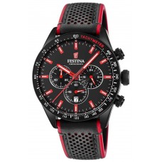 FESTINA Black Leather Chronograph F20359/4